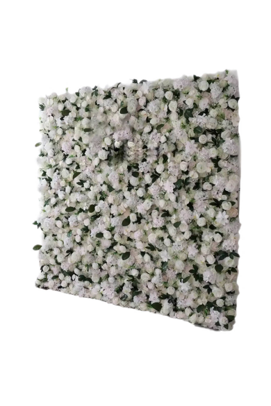 Valkoinen kukkamatto