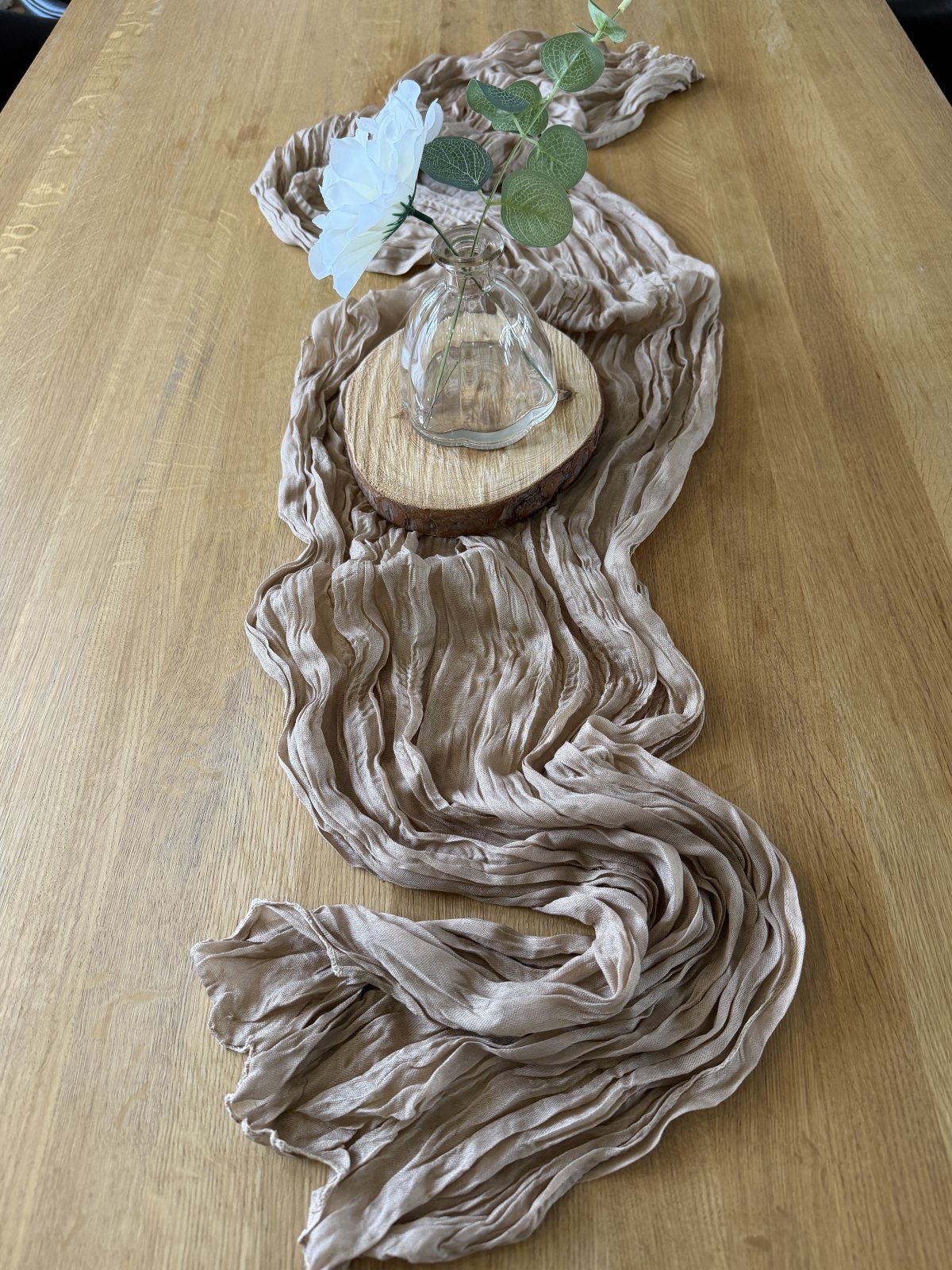 Beige Table Runner