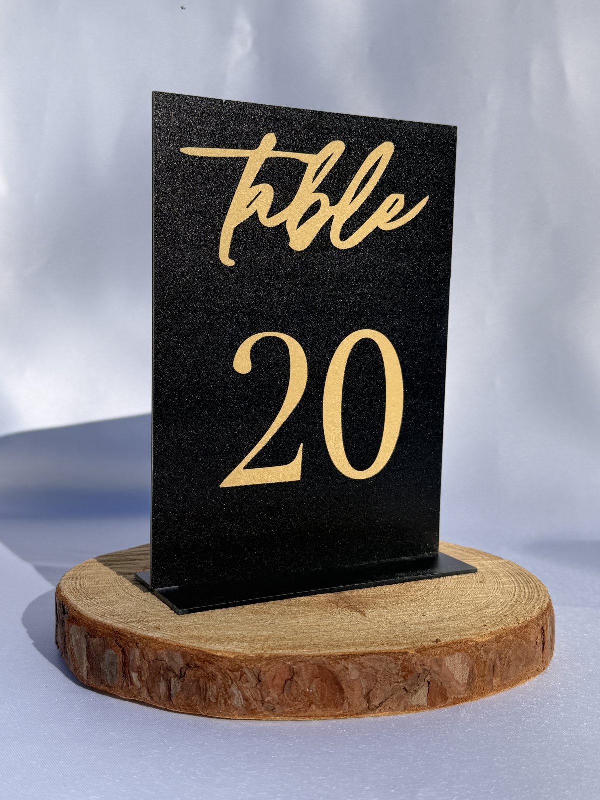 Pöytänumero matta musta