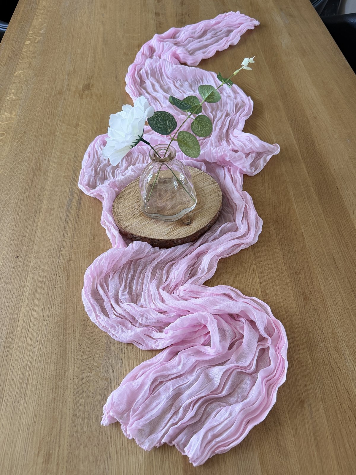Light Pink Table Runner