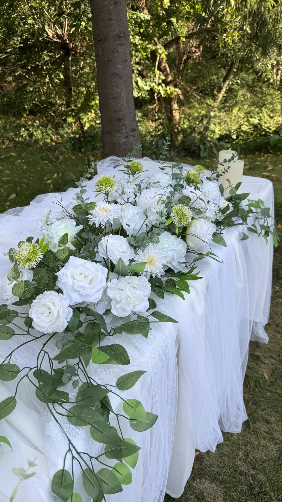 Huurre kukka-asetelma 140cm 4